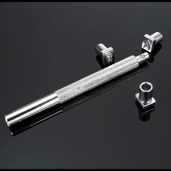 ‼️SOLD ON Ⓜ️‼️ Metal Stamps Punch Set - Picture 4 of 6